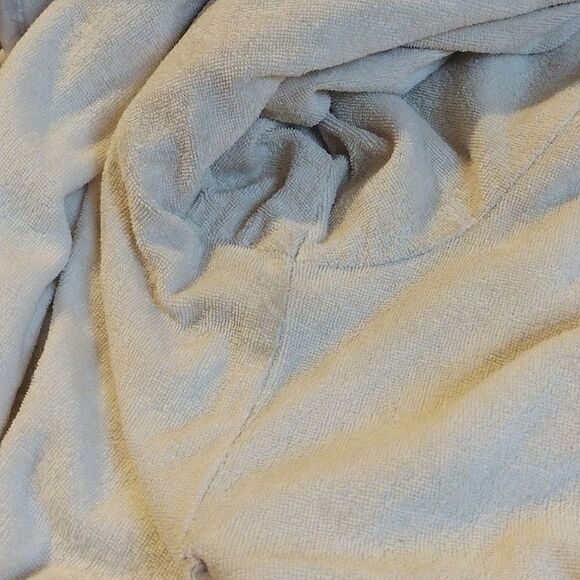 Vintage Victoria’s Secret Women's Size M/L Cream Towel Texture Waist Tie Robe - Picture 11 of 16